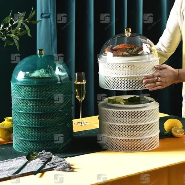 5 Layer Thermal Food Insulation Cover – Foldable & Reusable Heat Retention Dome