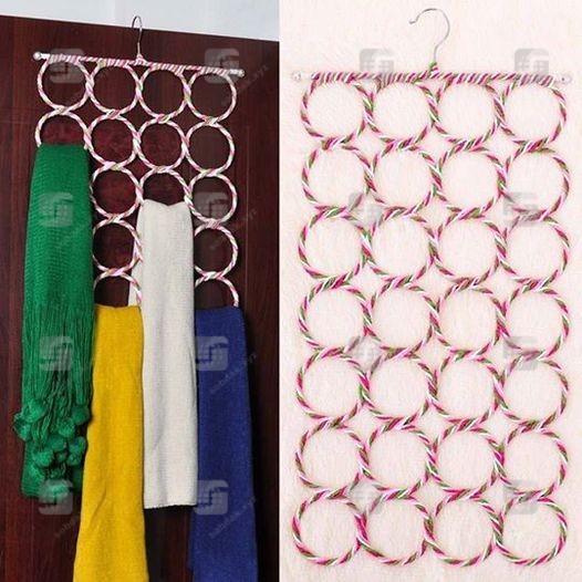Multi-Layer Hijab Hanger – Elegant & Compact Scarf Organizer